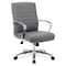 Officesource Studio Collection Mid Back Chair with Chrome Frame 696VGR - alternate 1